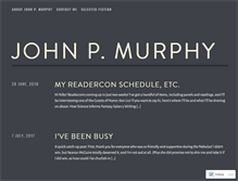 Tablet Screenshot of johnpmurphy.net